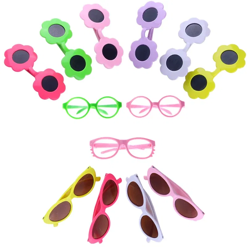 Color: Multicolor - Promotion! Sunglasses Fit 18 Inch American &43 CM Baby Doll Clothes Accessories,Girl's Toys,Our Generation,Birthday Gift