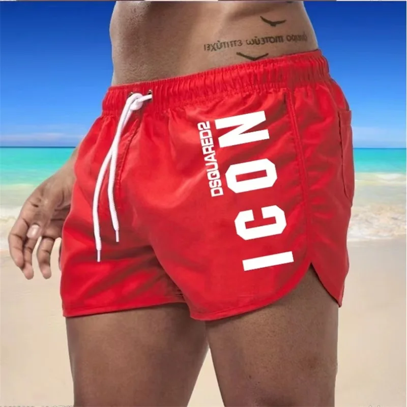 Color: Green, Size: XXL - Summer men's luxury beach pants clothing quick dry gym jogging sexy shorts vacation casual swimming trunks