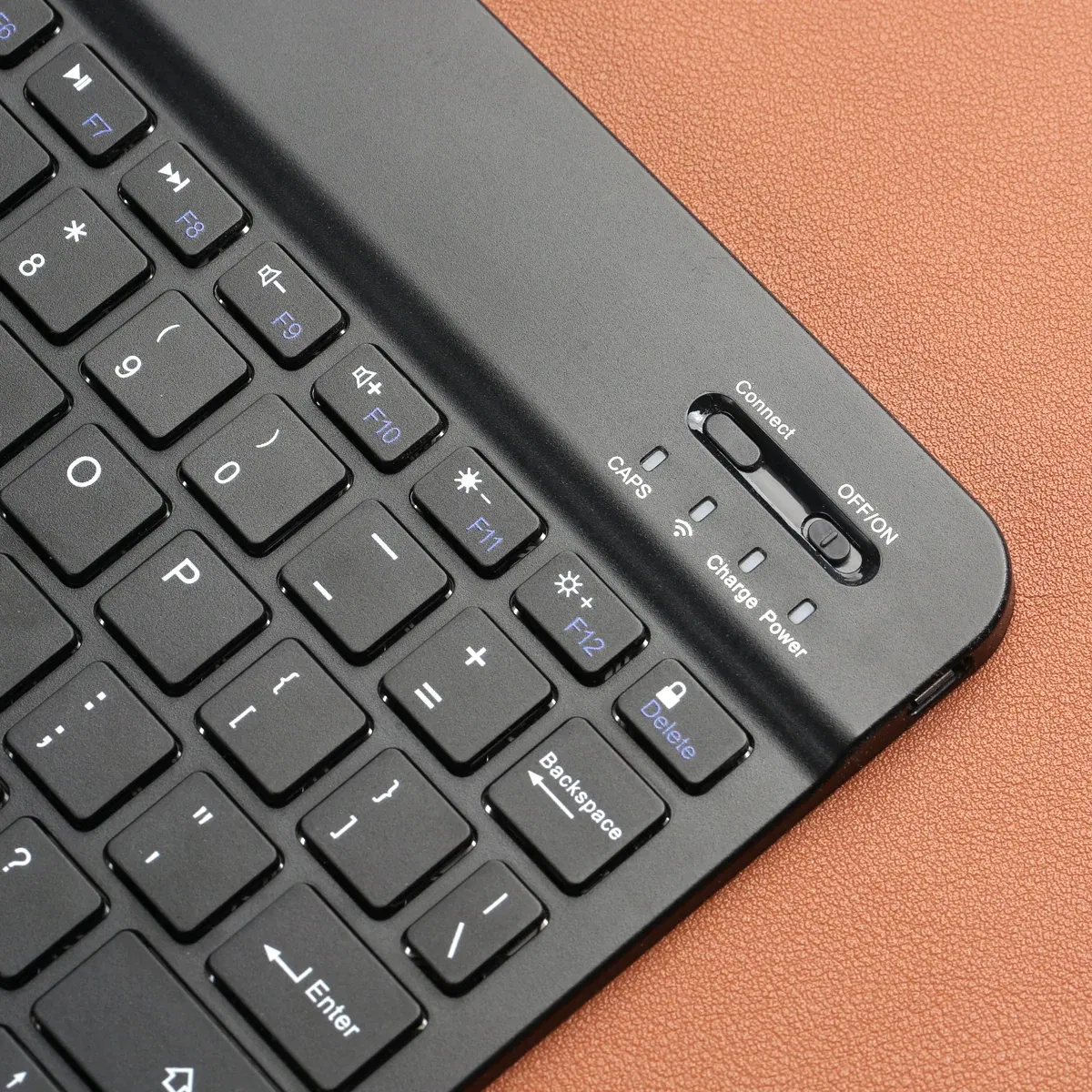 Color: black - Wireless Keyboard Bluetooth-compatible Keyboard For Android IOS Windows Mini 78-Key Gaming Keybaord for PC iPad Tablet Keyboard