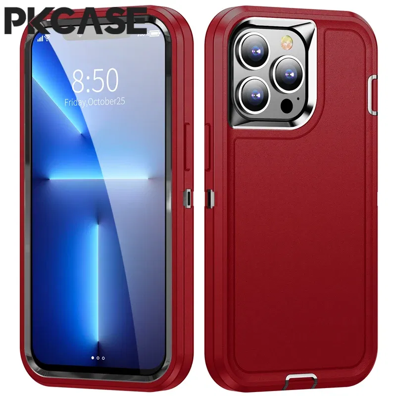 Color: Lavender, Material: ABS - PKCASE Shockproof Case For iPhone 13 Mini 12 11 Pro Max 6 7 8 Plus Bracket Protective Cover For iPhone X XS XR SE 2020 2022