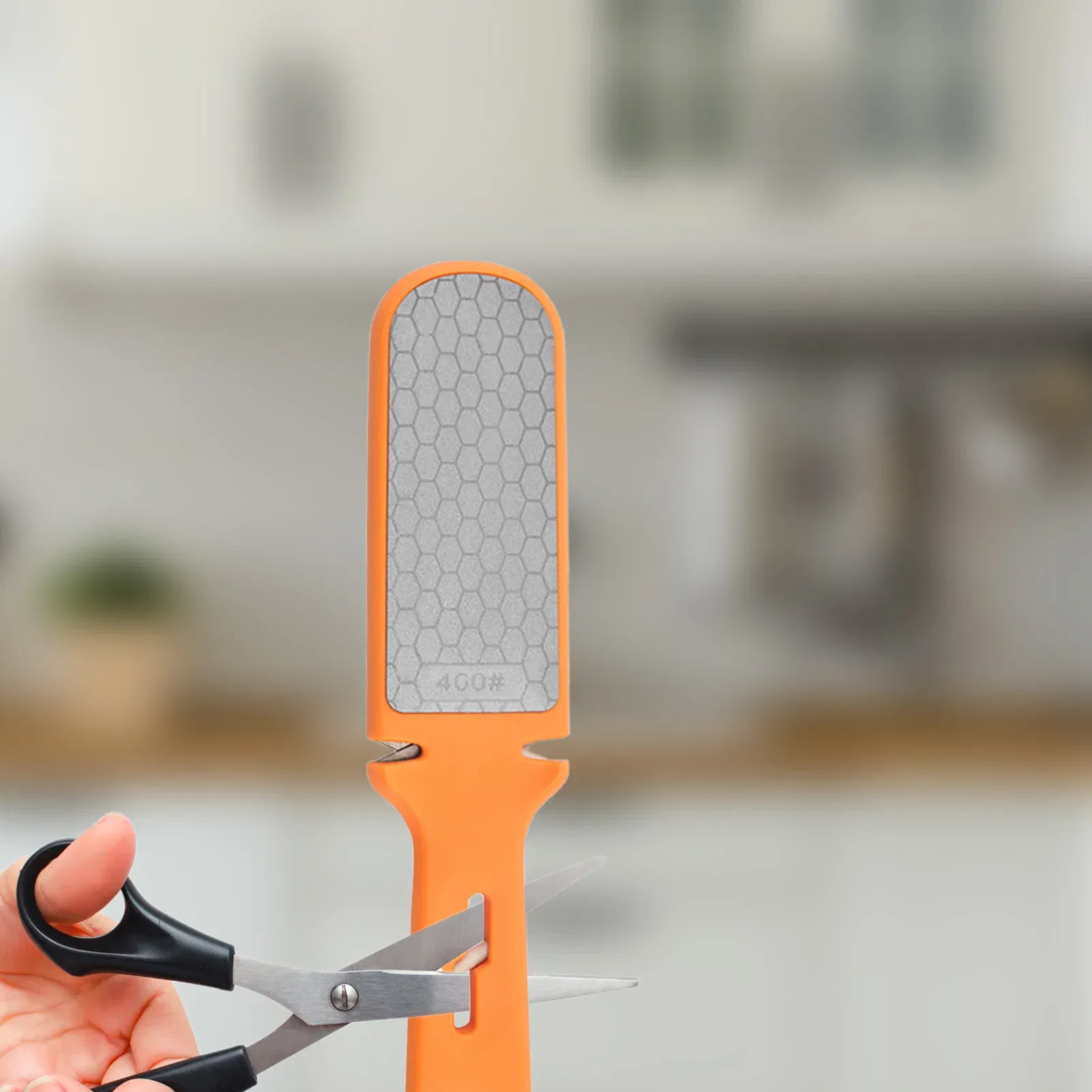 Color: Yellow, Ships From: CN - Knives Sharpener File Diamond Scissor Professional Sharpening Stone Diamond Honing Steel Metal File Paddle Tool For Chef And