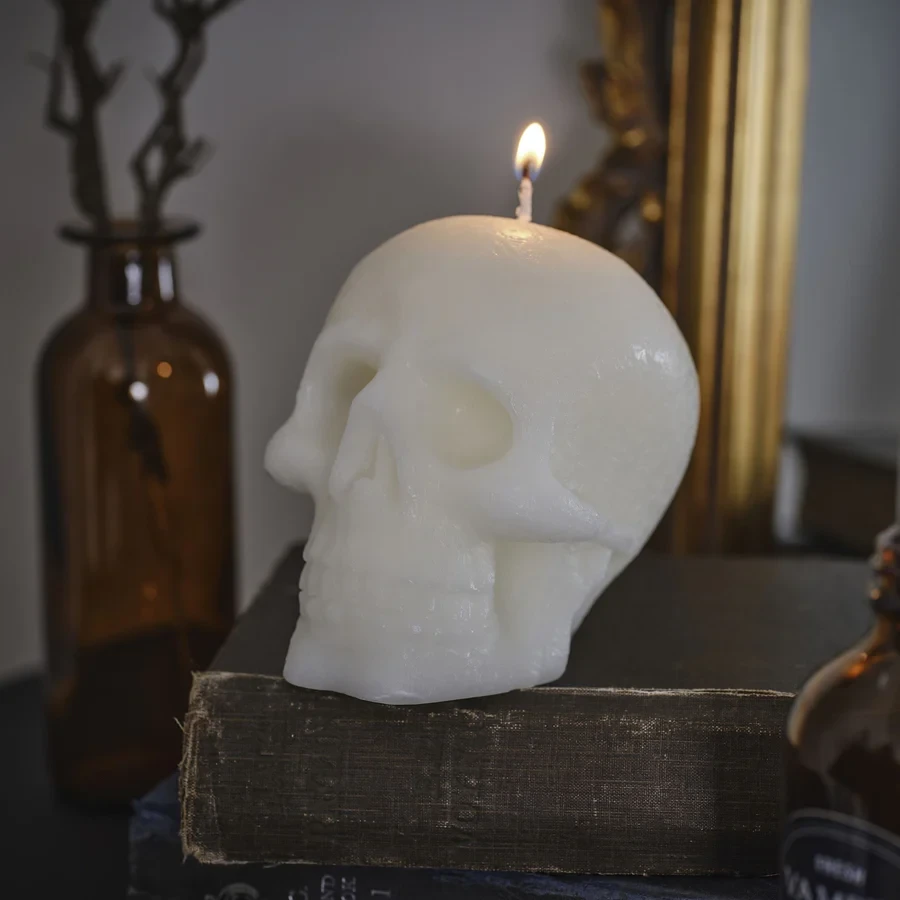 Candle - Deadly Soiree Skull (11cm)