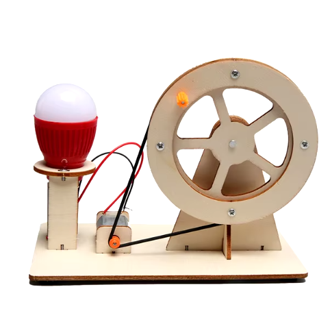 Hand-cranked Generator Student Science