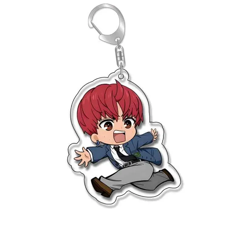 Color: GRAY - Anime Dandadan Momocute Cartoon Key Ring Keychain Jewelry Girl Pendant Fashion Children Gift Accessories Bag Charms Acrylic