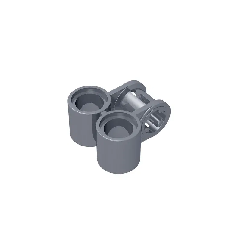 Color: VIOLET/?«?—?…° - Gobricks GDS-927 Technical, Axle and Pin Connector Perpendicular Double compatible with lego 32291 pieces of children's DIY