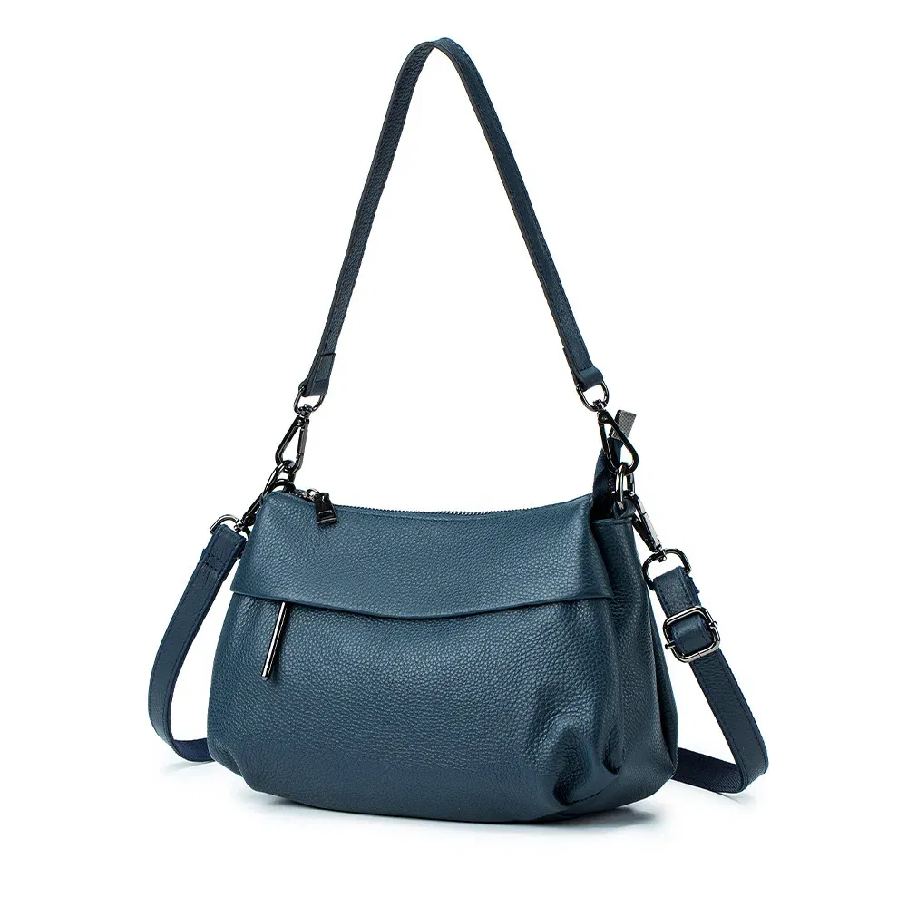 Color: Beige - High Quality Real Leather Handbag Ladies' Genuine Leather Shoulder Bags Women's Casual Messenger Bags Versatile Crossbody Bag