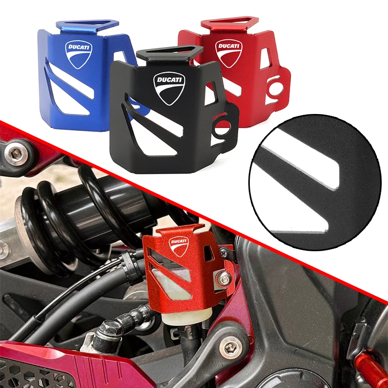 Color: Lavender - Brake Fluid Reservoir Guard Cover Oil Tank Cup Protection For Ducati Multistrada 1100 S 1200 S GT 1260 Monster 1100 Accessories