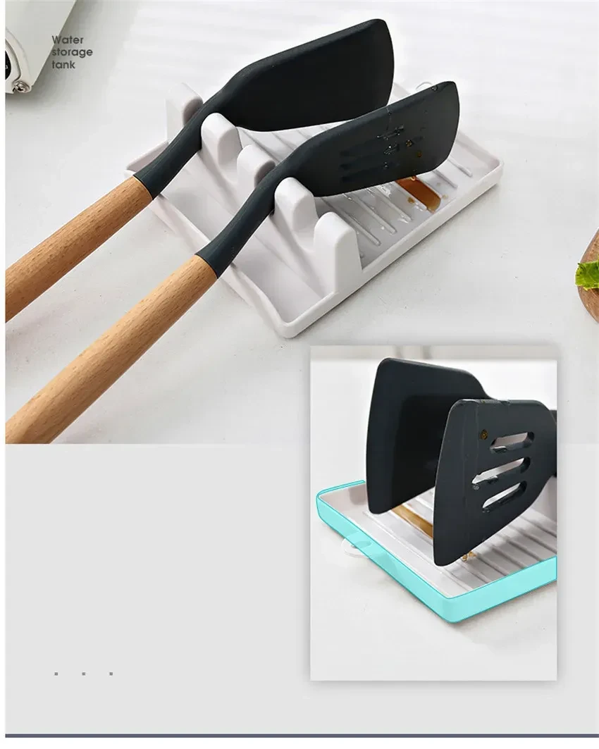 Spatula Holder Kitchen Shelf Spoon Mat Chopsticks