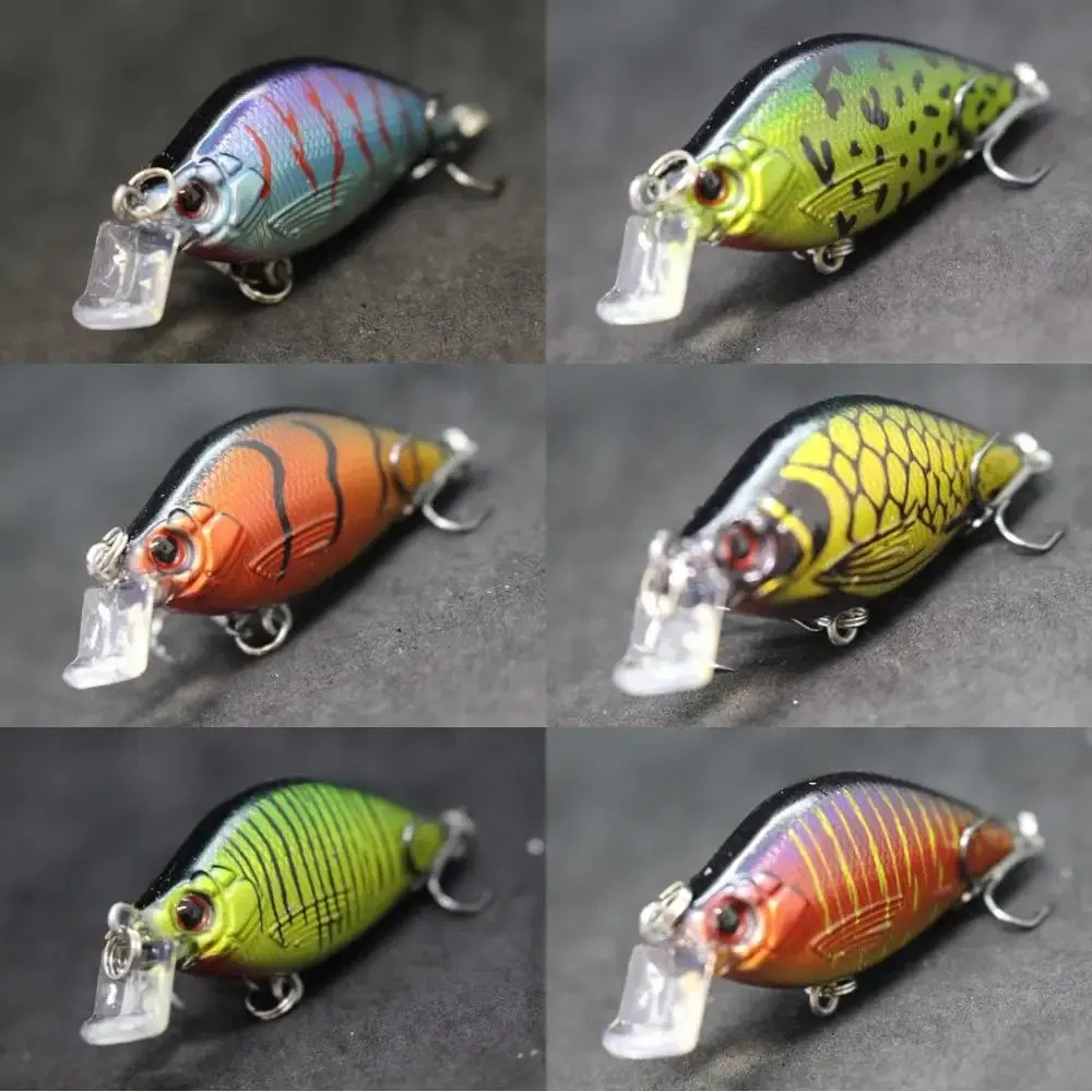 Color: Clear - wLure Fishing Lures 6.4cm 8.6g Crankbait Wobbler Hard Bait Pike Fishing Carp Artificial Bait 2023 Colors Fake Lure C503