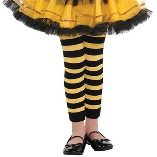 Fairies Bumblebee Striped Footless Tights