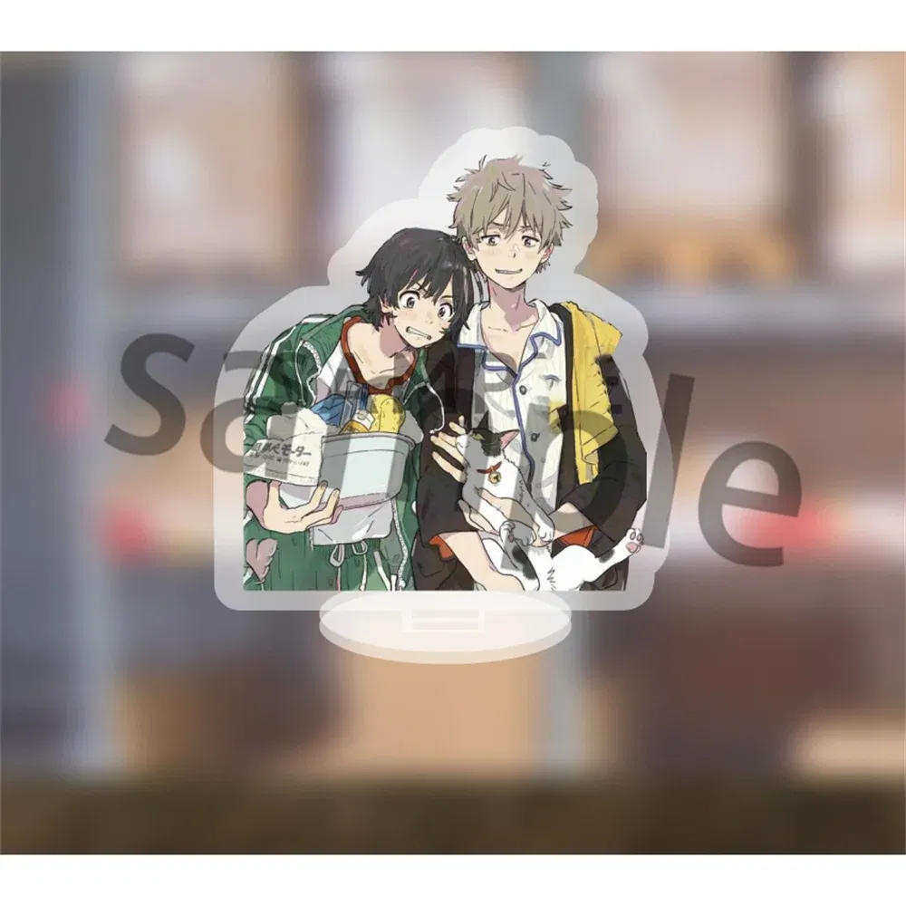 Color: Black, Size: 10 cm, Ships From: CHINA - Popular Anime The Infinity Cartoon Figure Acrylic Stand Model Cherry Blossom Hasegawa Langa Bag Pendant Skateboard Fans For Gift
