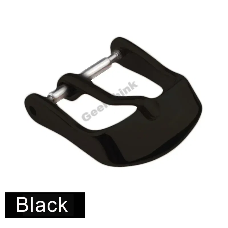 Band Color: Antique Black, Band Width: 20mm, Ships From: CHINA - Stainless Steel Watch Buckle for Leather Strap Pin Buckle Strap Buckle Gold Silver Rose Gold Strap Button Accessories