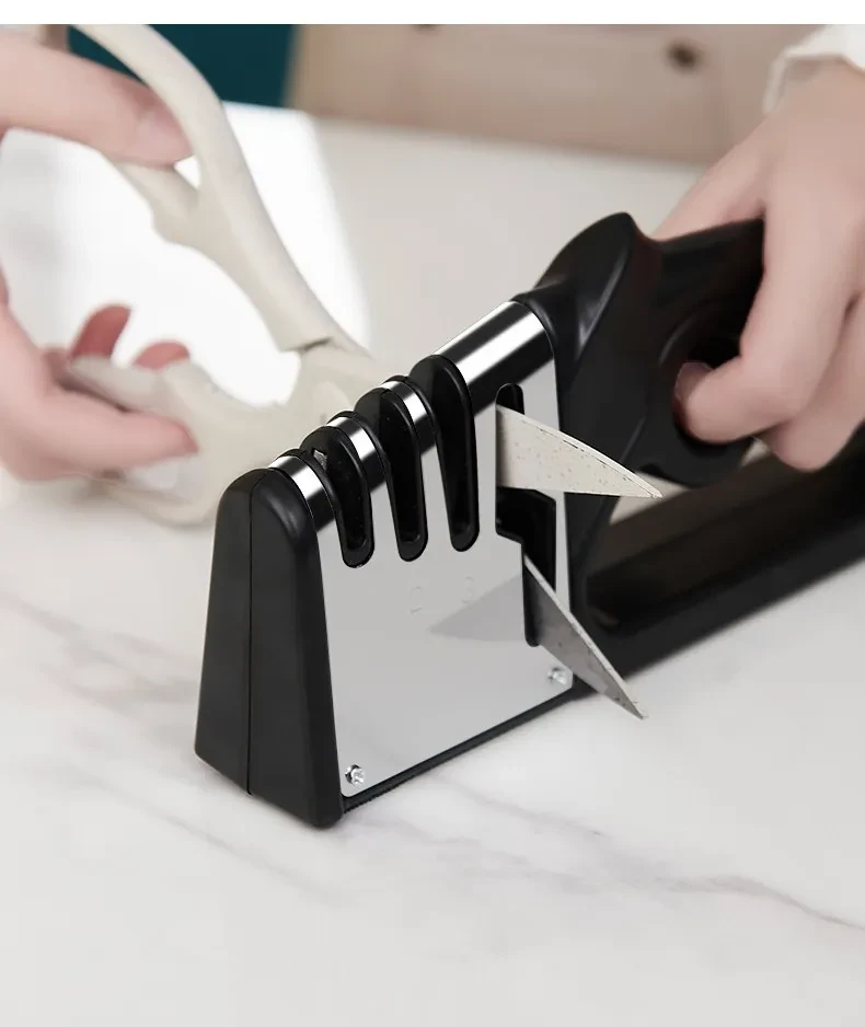 Four-in-one Kitchen Knife Sharpening Stick Fixed Angle Sharpener