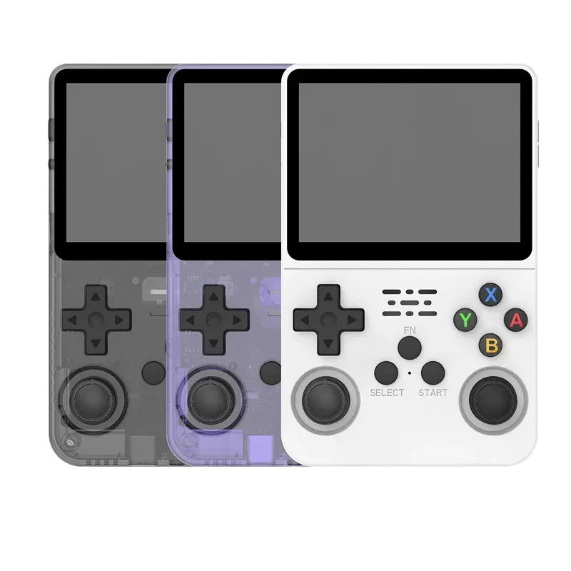Color: Skin - R36S Retro Handheld Video Game Console Linux System 3.5 Inch IPS Screen Portable Pocket Video Player 128GB Games Boy Gift