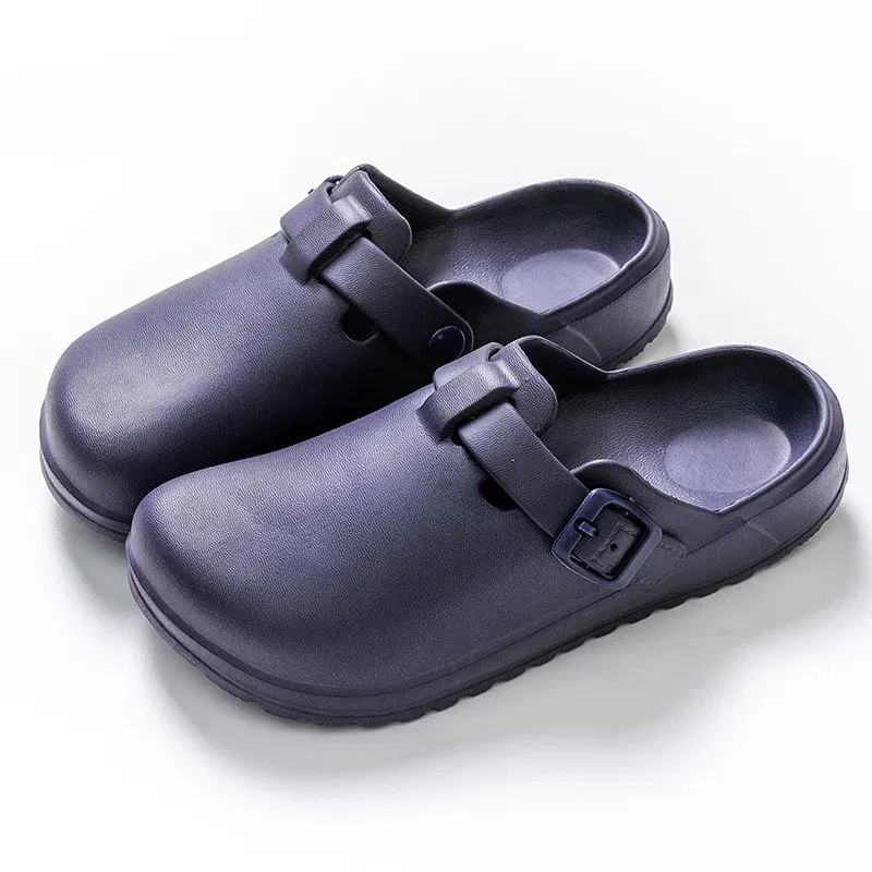 Color: Mustard, Shoe Size: 38 - Eyriphy Women Clogs Slippers Men Working Shoes Nurses Soft Eva Slides Anti-Slip Lab Waterproof Medical Slippers Fashion Sandals