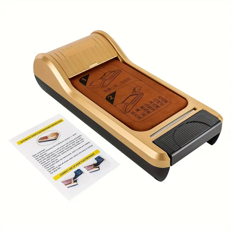 Automatic Shoe Film Machine - Portable Step-on Shoe Cover Dispenser