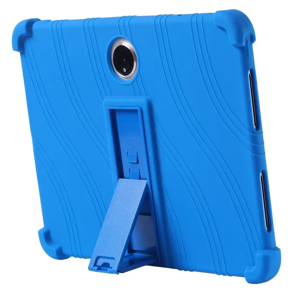 Color: Red, Size: eleven - Case for TCL Tab 11 Gen 2 Android 14 Tablet 11"  9465X Tablet PC Soft Silicone Shockproof Cover with Rear Kickstand