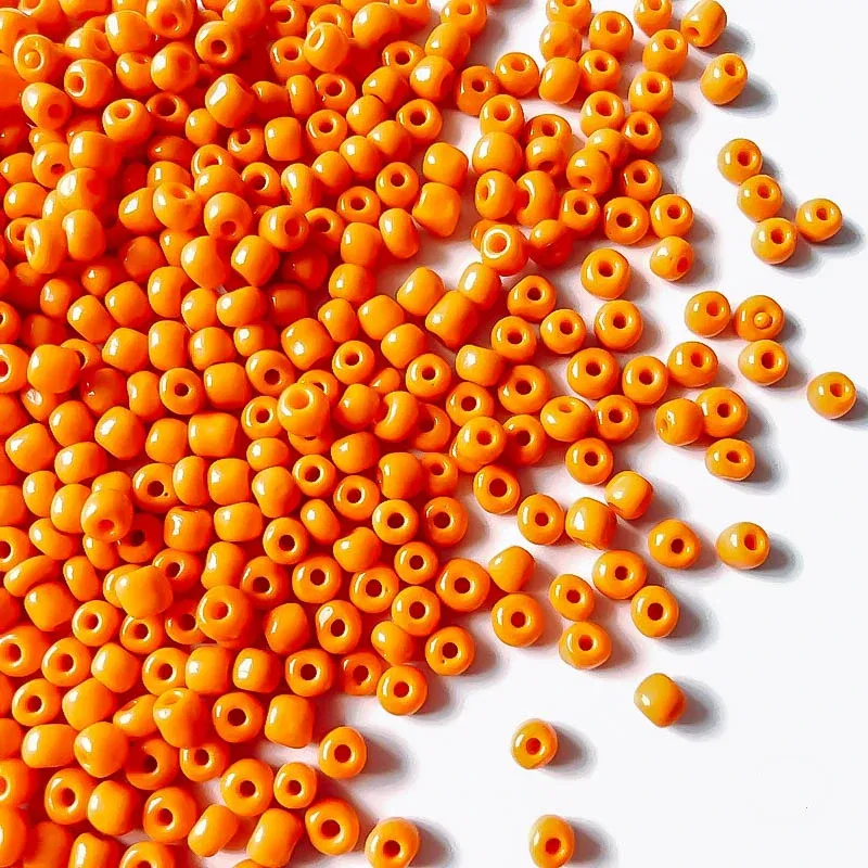 Color: NUDE, Item Diameter: 2mm - 2mm 3mm 4mm Glass Seed Loose Beads Small Charms DIY Craft Bracelet Beads for Jewelry Making Supplies Necklace Accessories