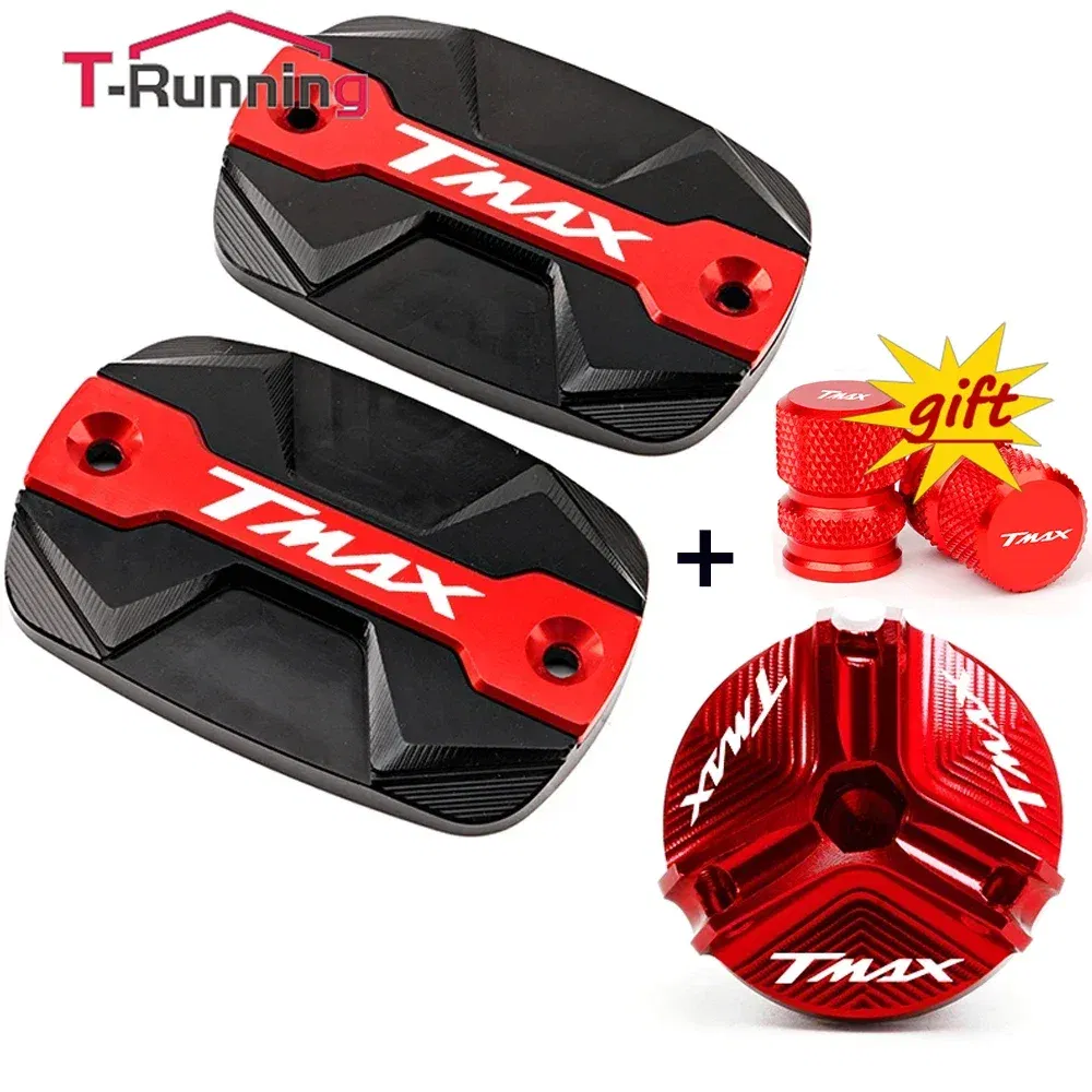 Color: Champagne - For YAMAHA TMAX 530 500 560 TMax530 SX DX TECH MAX Accessories Motorcycle Brake Oil Fluid Cap Master Cylinder Reservoir Cover