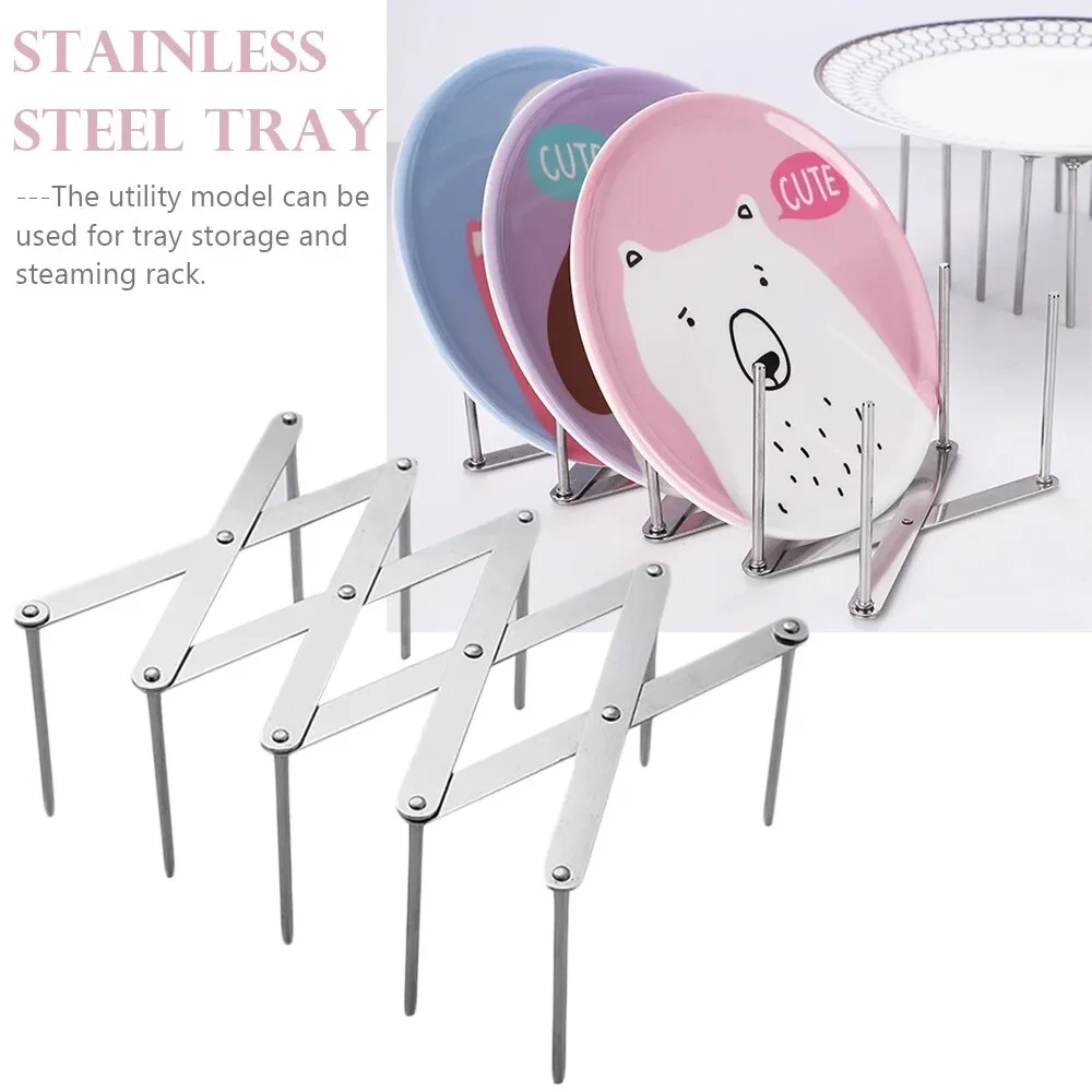 Retractable Folding Steam Rack Kitchen Storage Rack