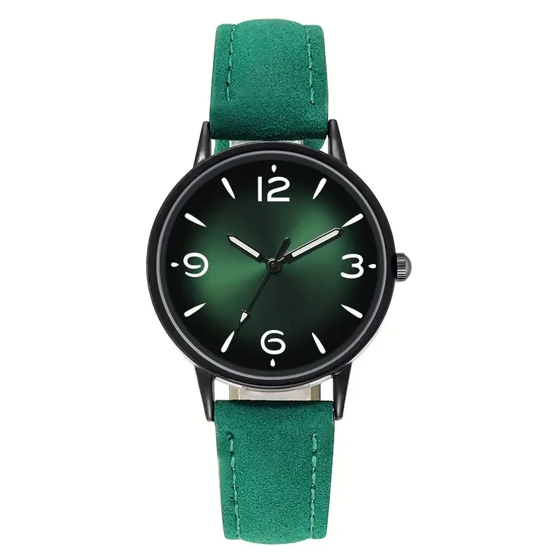 Womens Casual Quartz Watch with Gradient Dial