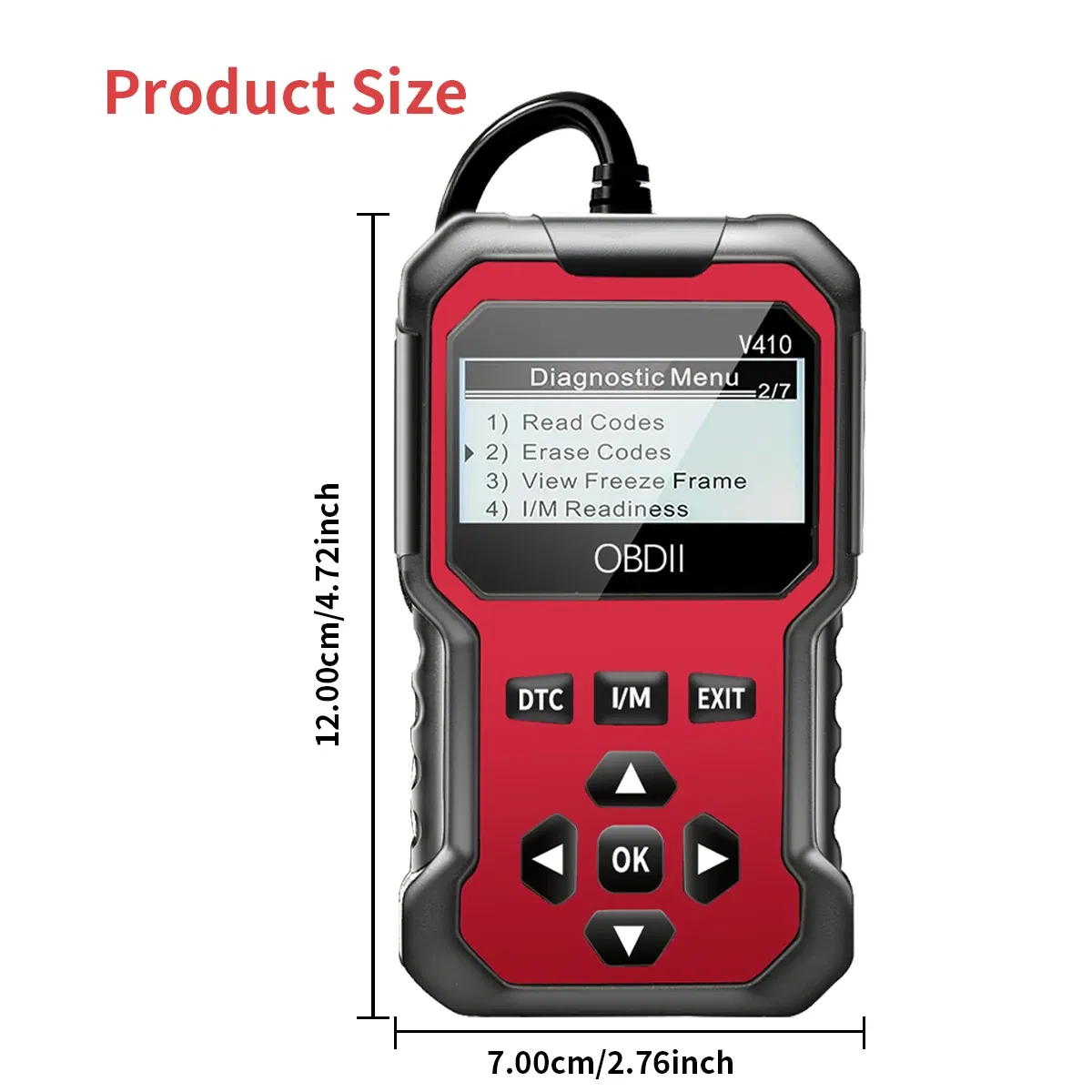 Color: Orange - Car Obd2 Scanner Diagnostic Tool Code Reader Engine Fault Code Reader Scanner Can Diagnose All Obd Ii Protocol Cars since 1996 Scan Tool