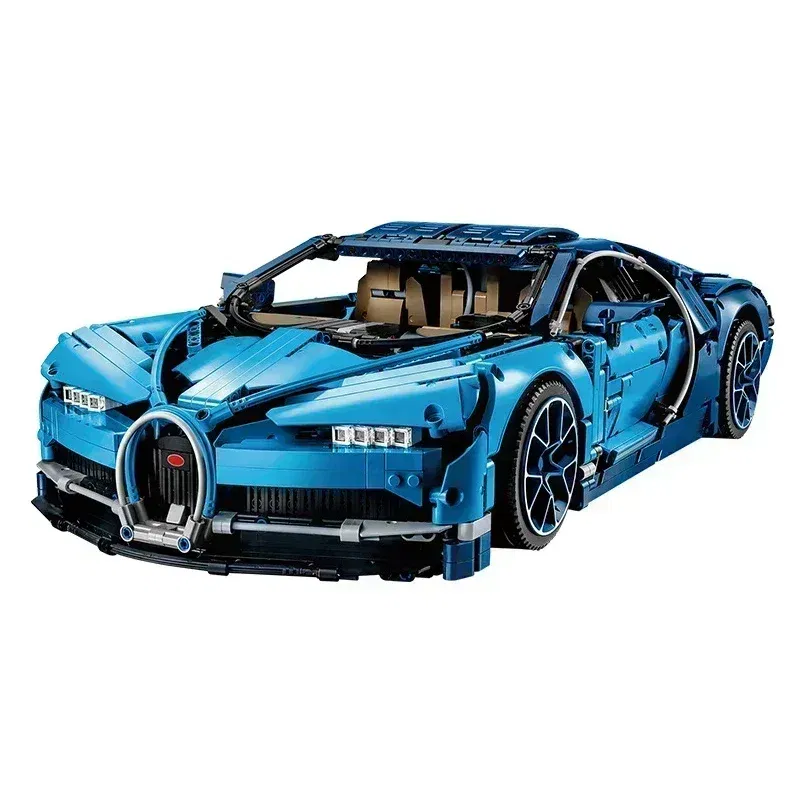 Color: DARK GRAY, Size: 4XL - 3599PCS Super Racing Car High-Tech Buga 1:8 Model Building Blocks 42083 Bricks Kids Toy Children Adults Christmas Birthday Gifts