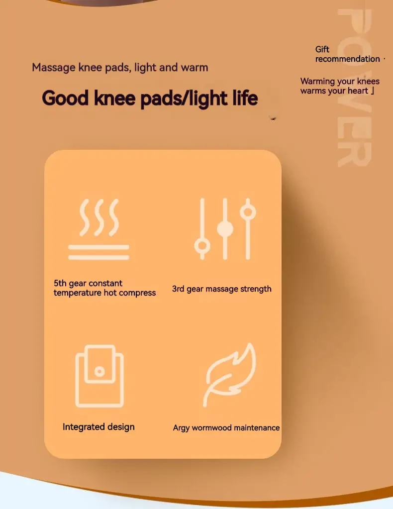 1PC Heated Knee Massager Shoulder Brace, 3-In-1 Heated Knee Elbow Shoulder Brace Wrap, Knee Heating Pad, Adjustable Heating Modes, Heating Pad For Knee Elbow Shoulder Relax Leg Warmers