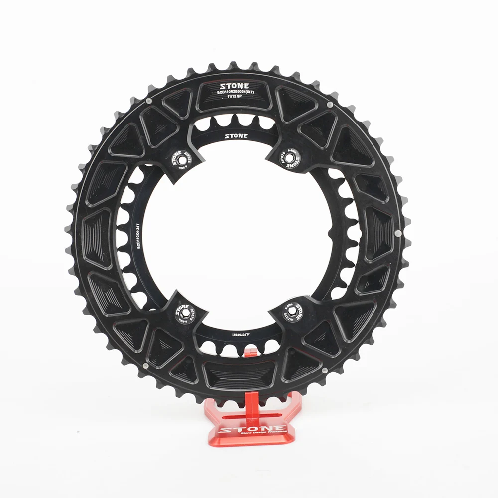 Color: Light Grey, Ships From: CHINA, Chainwheel Teeth: 30T - STONE Double Chainring BCD 110mm 4 Bolts for 105 R7100 Ultegra R8100 R9200 Dura Ace Road Bike Chainwheel Chain Ring