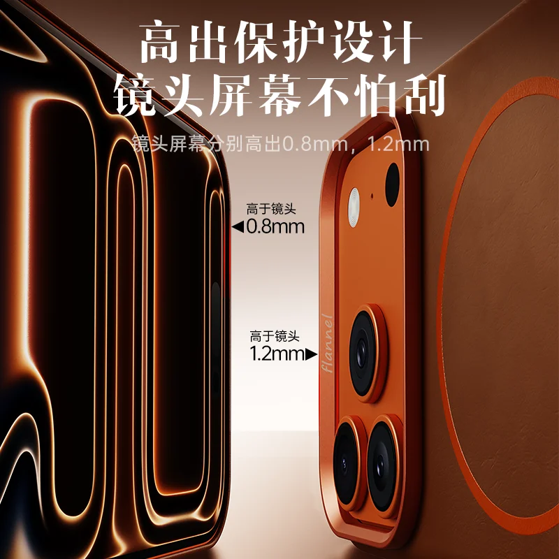 Color: SKY BLUE, Material: Microfiber - For iPhone 17 Promax Elephant Leather Texture, Minimalist & Premium Feel, Magnetic, Unique Design, Full-Coverage & Shockproof