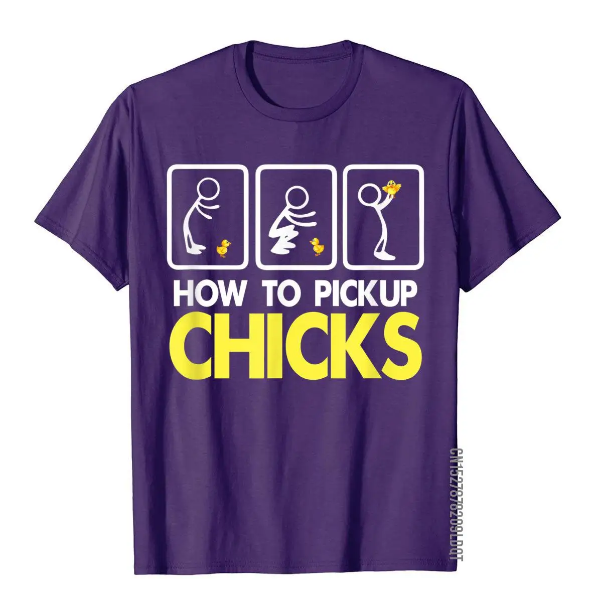 Color: black, Size: XS - How To Pick Up Chicks Shirt Cute Pick Chicks 101 T-Shirt Cotton Tops & Tees For Men Printing Top T-Shirts Casual Hip Hop