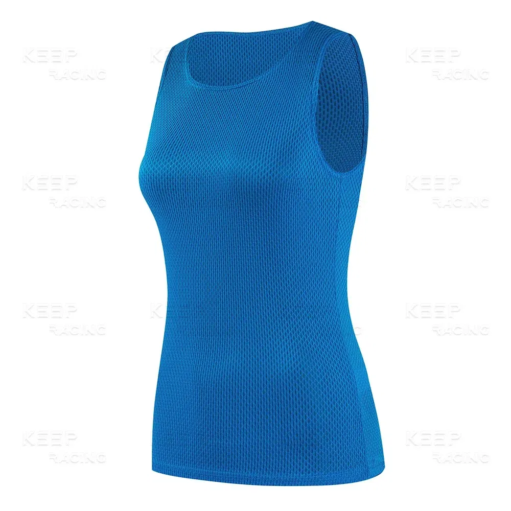 Color: Black, Size: L - Women Cycling Base Layers Colorful Cycling Jersey Blue Quick Dry Vest Breathable Pink Undershirt Elastici Vest Road Bike Jerseys