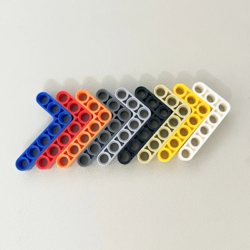 Color: Blue - 32526 Modified Bent Thick L-Shape 3 x 5 Bricks Toys For MOC Buildings? Blocks High-tech Compatible Mechanical