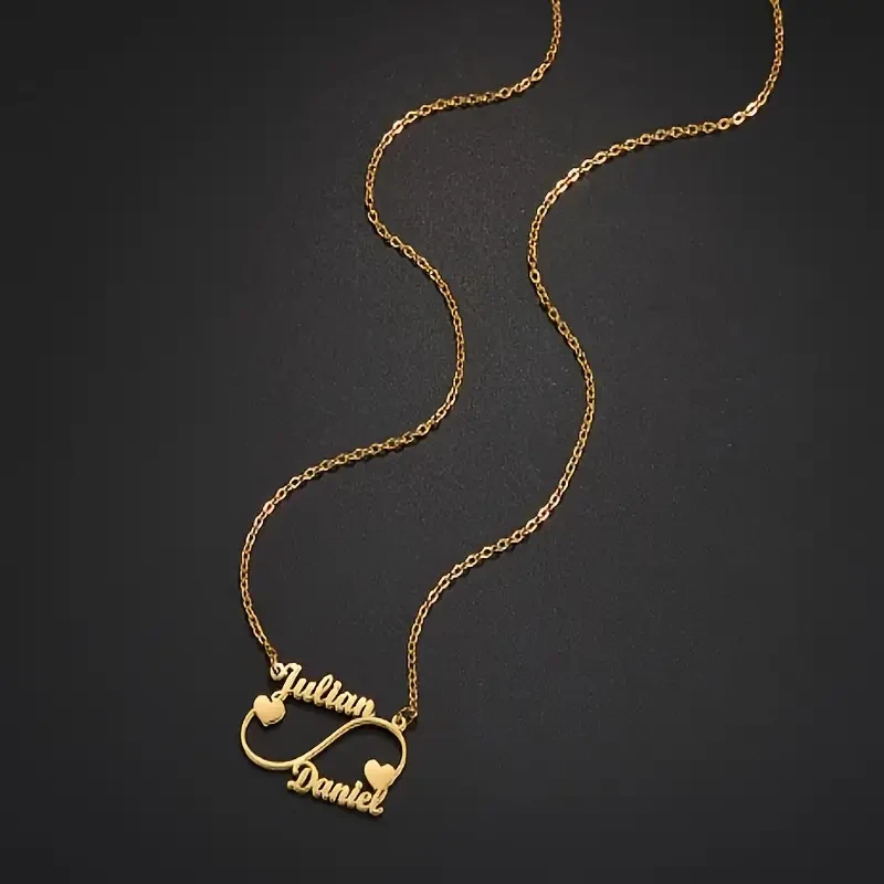 Customized Julian Daniel Heart Pendant Necklace