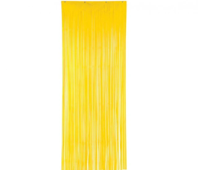 Metallic Curtain Yellow
