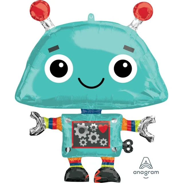 Foil Balloon - SuperShape XL Robot  (73cm)