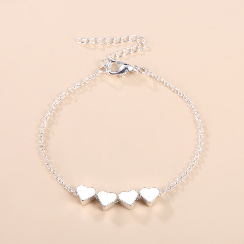 New Korean Chain Heart Bracelet For Women