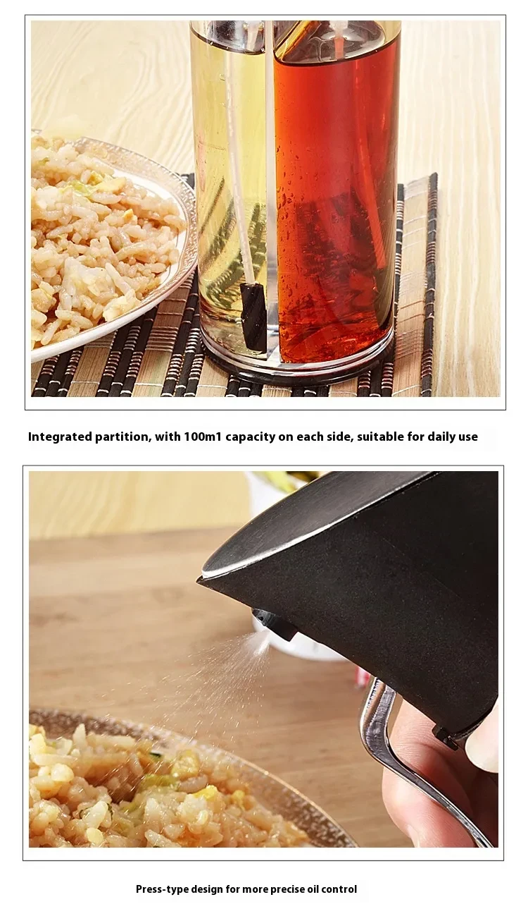 Oil And Vinegar Dual-purpose Kitchen Spray Bottle