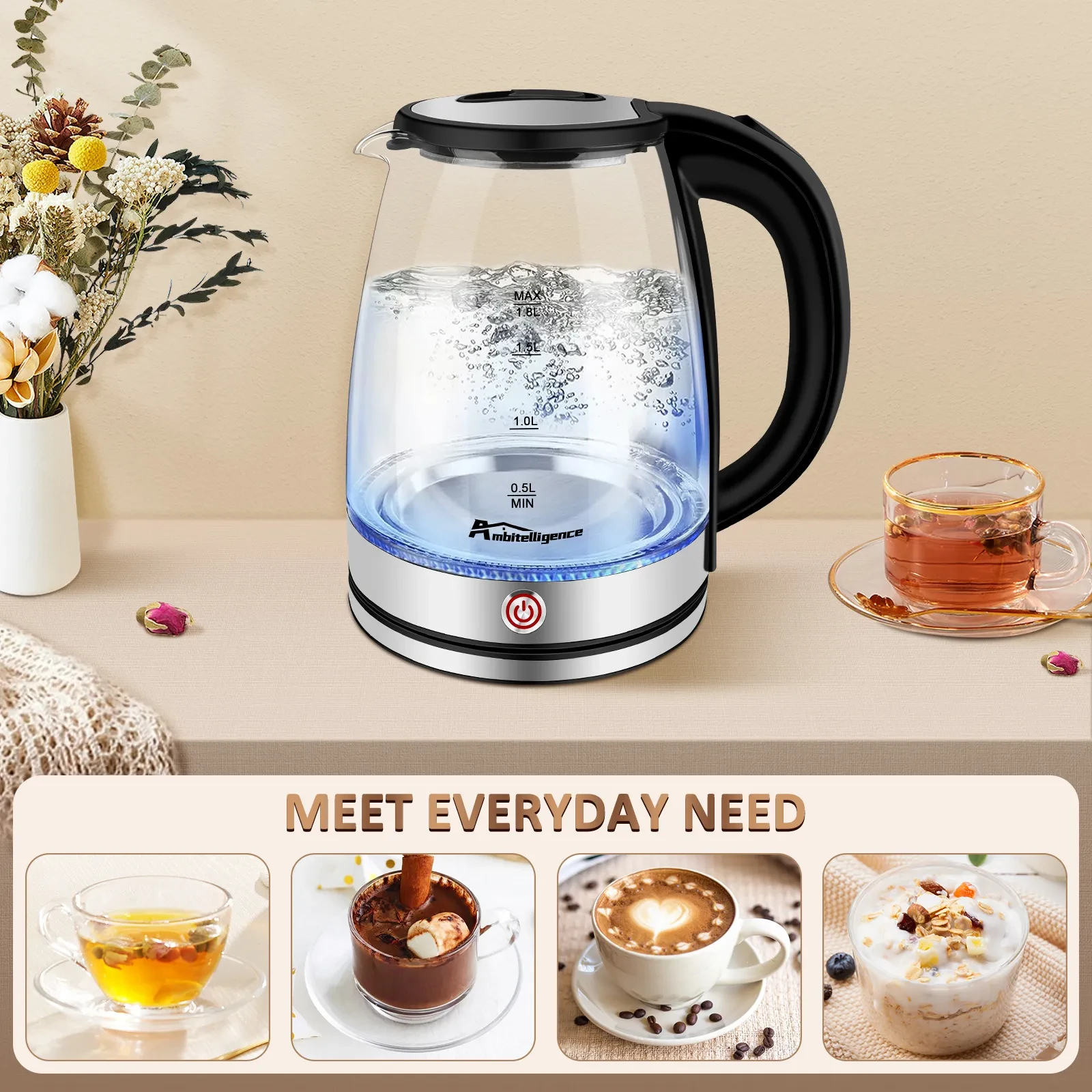 Electric Kettle with Keep Warm Function