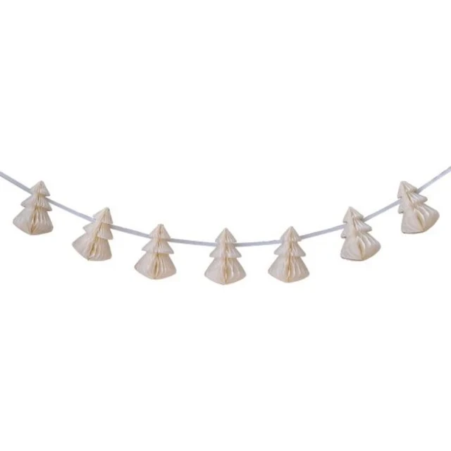 Nordic Noel Honeycomb Tree Garland