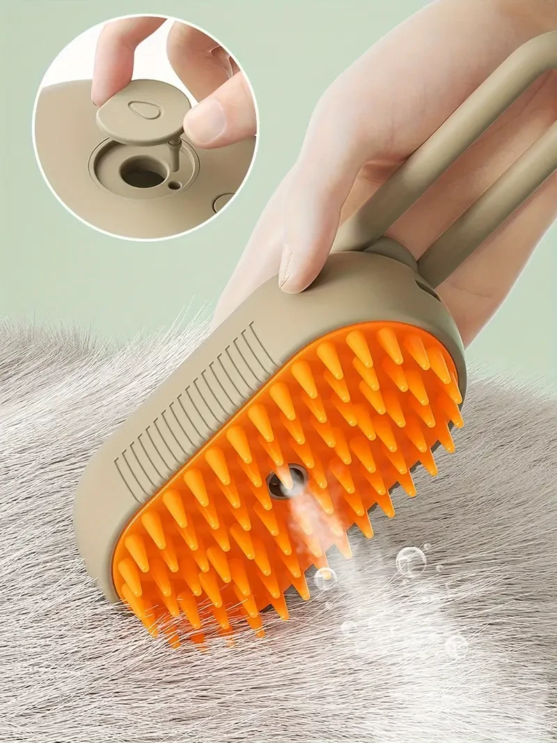 Automatic Spray Hair Removal and Anti-static Massage Comb for Cat and Dog Grooming