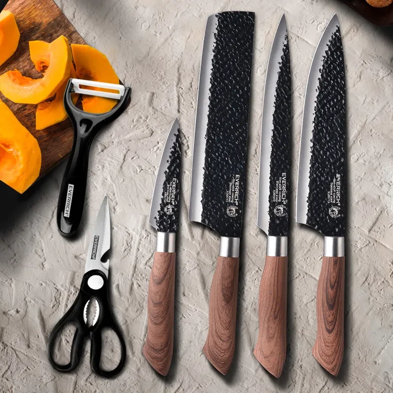 Gift Household Stainless Steel Kitchen Knife Six-piece Set