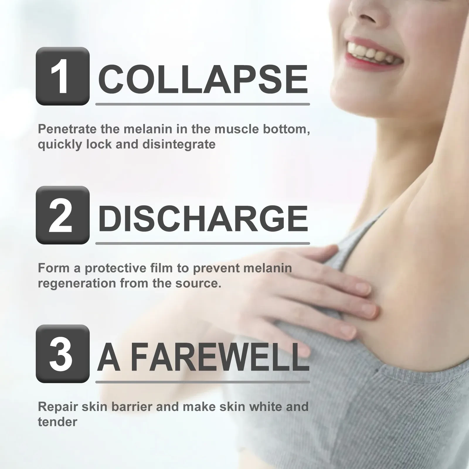 Skin Whitening Fade Armpit Thigh Blackening Cream