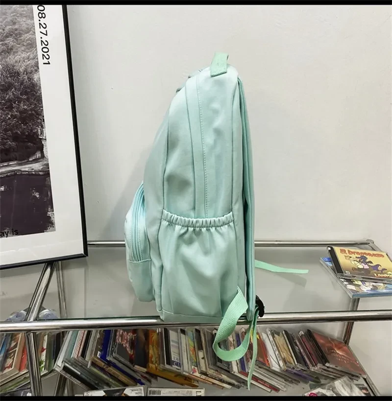 Simple Backpacks School Bags Student Girls Nylon Bag Women