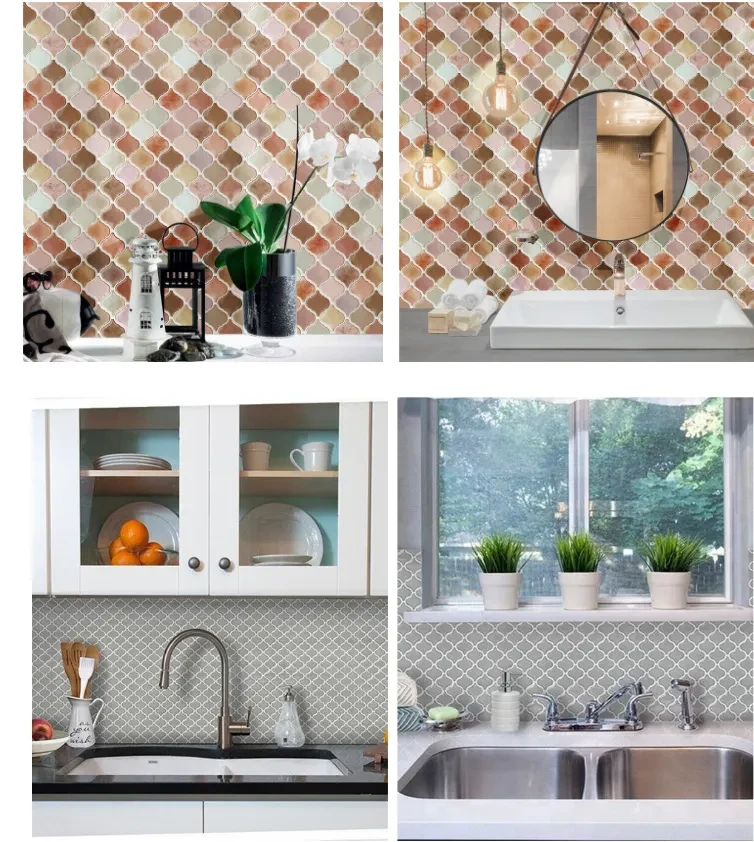 TV background kitchen bathroom wall sticker