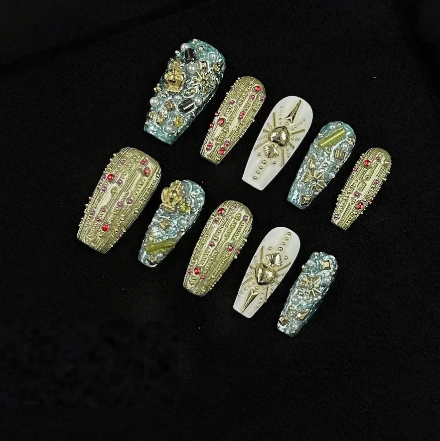 Poseidon Tears Niche Personality Advanced Manicure