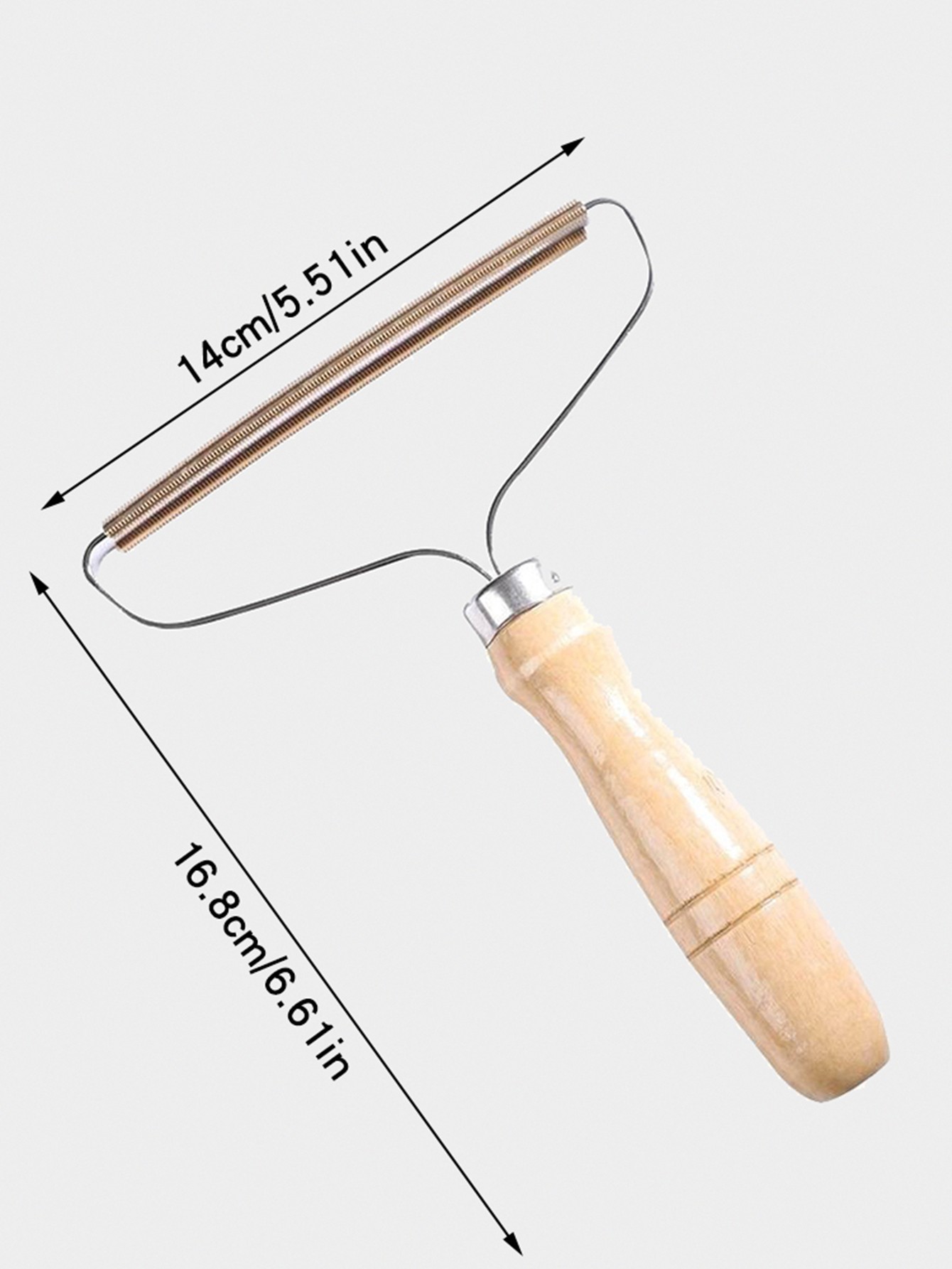 Non-Damaging Double-Sided Clothing Shaver