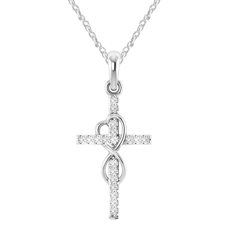 Alloy Pendant With Diamond And Eight