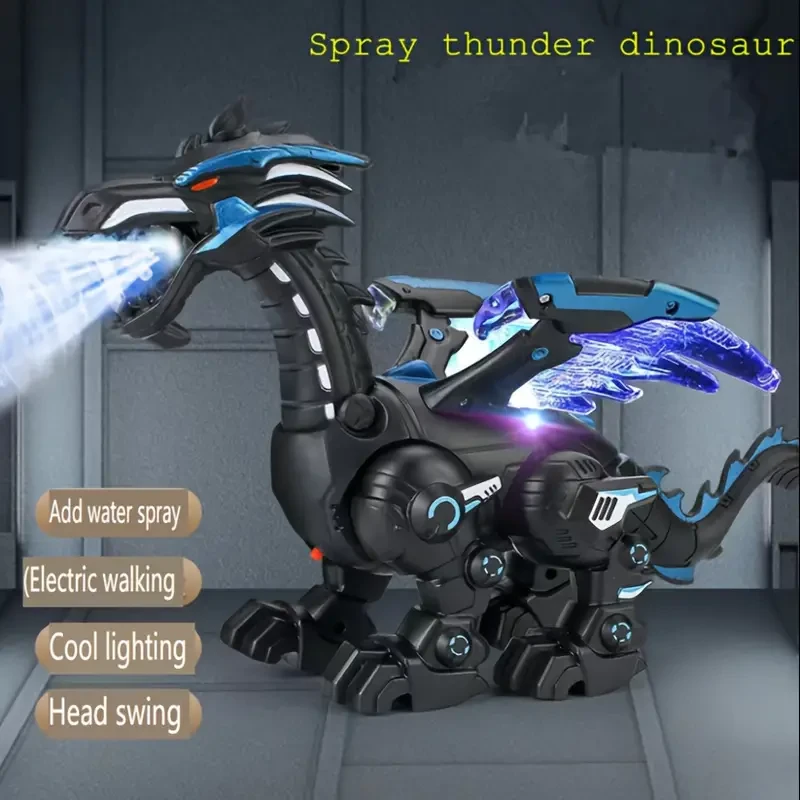 Spray Dinosaur Walking Spray Dinosaur Light Show Dragon Assembly Dinosaur Walking Sound And Light Spray Dinosaur