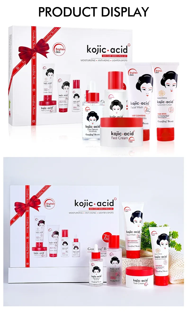 Kojic Acid Toner And Lotion Set